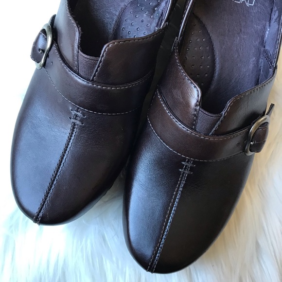 Dansko Women’s Jane Clog Brown Leathet NWOT 39 - Picture 5 of 8